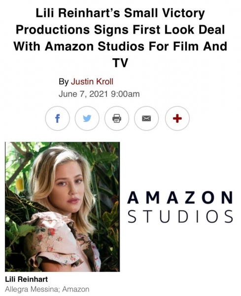 2021.06.07.
@lilireinhart: Nehéz előhozakodni egy leírással ehhez a bejelentéshez. De annyira boldog vagyok. A kemény munka kifizetődik, az álmok valóra válnak, és Isten határozottan vigyáz rám. 🙏🏻
